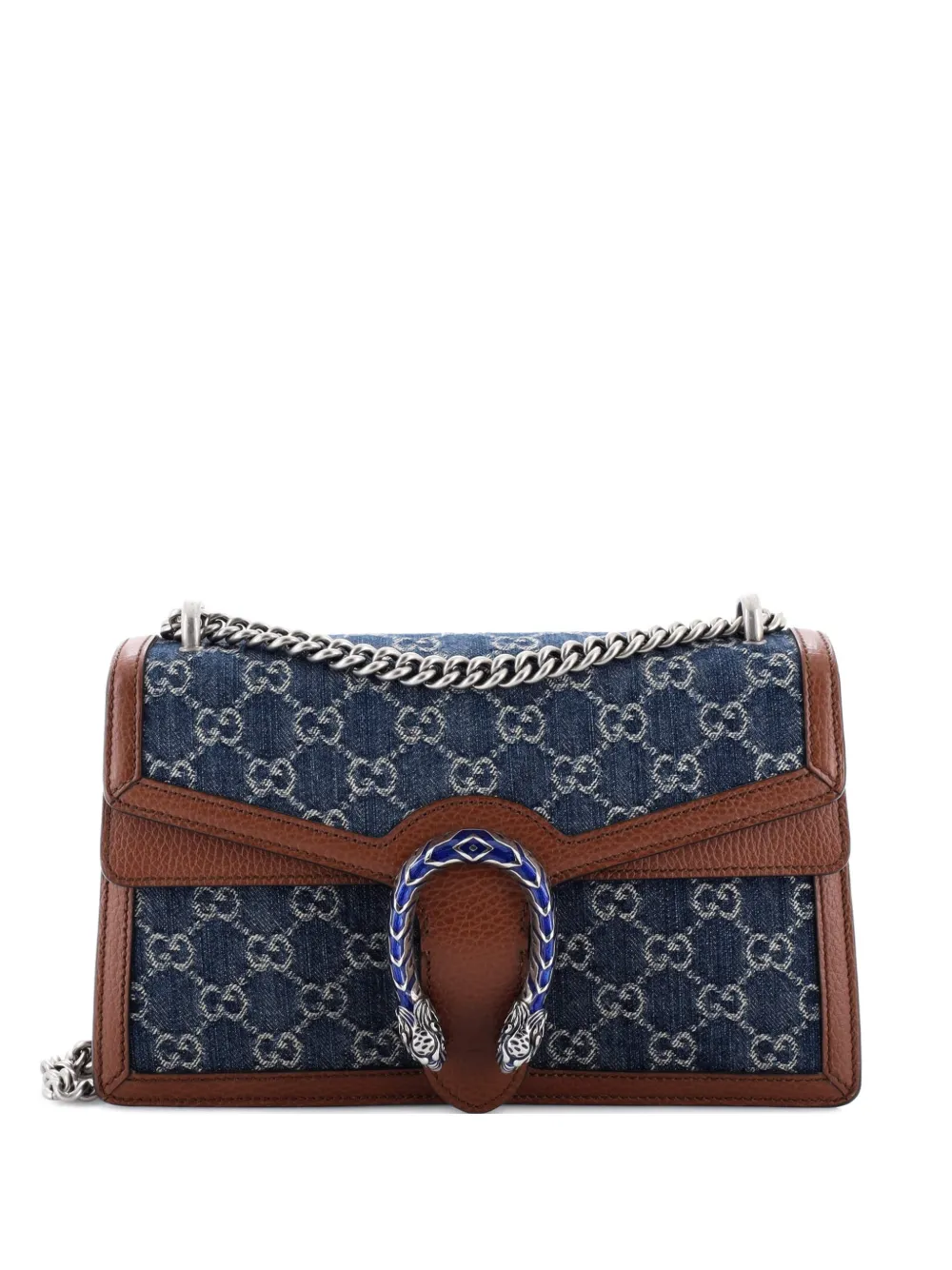 Gucci Pre-Owned Dionysus Bag GG Denim Small shoulder bag - Blu