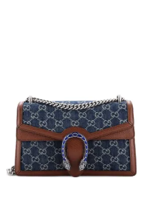 Gucci Pre-Owned ディオニュソス GG デニム スモール ショルダーバッグ