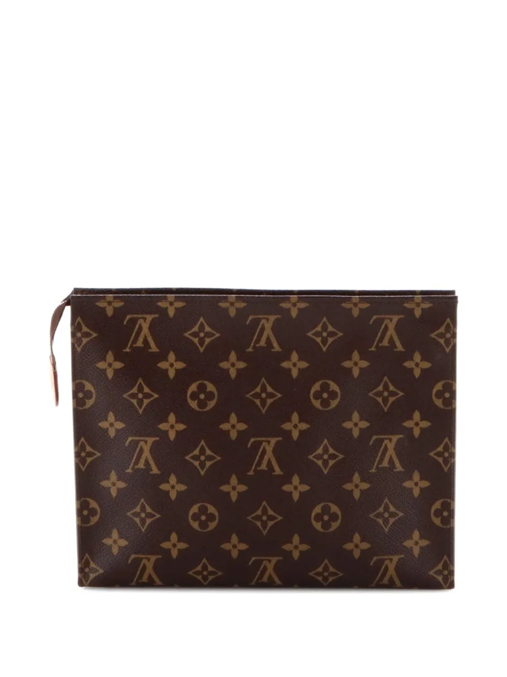 Pre-owned Louis Vuitton Toiletry Nm Monogram Canvas Pouch In Brown