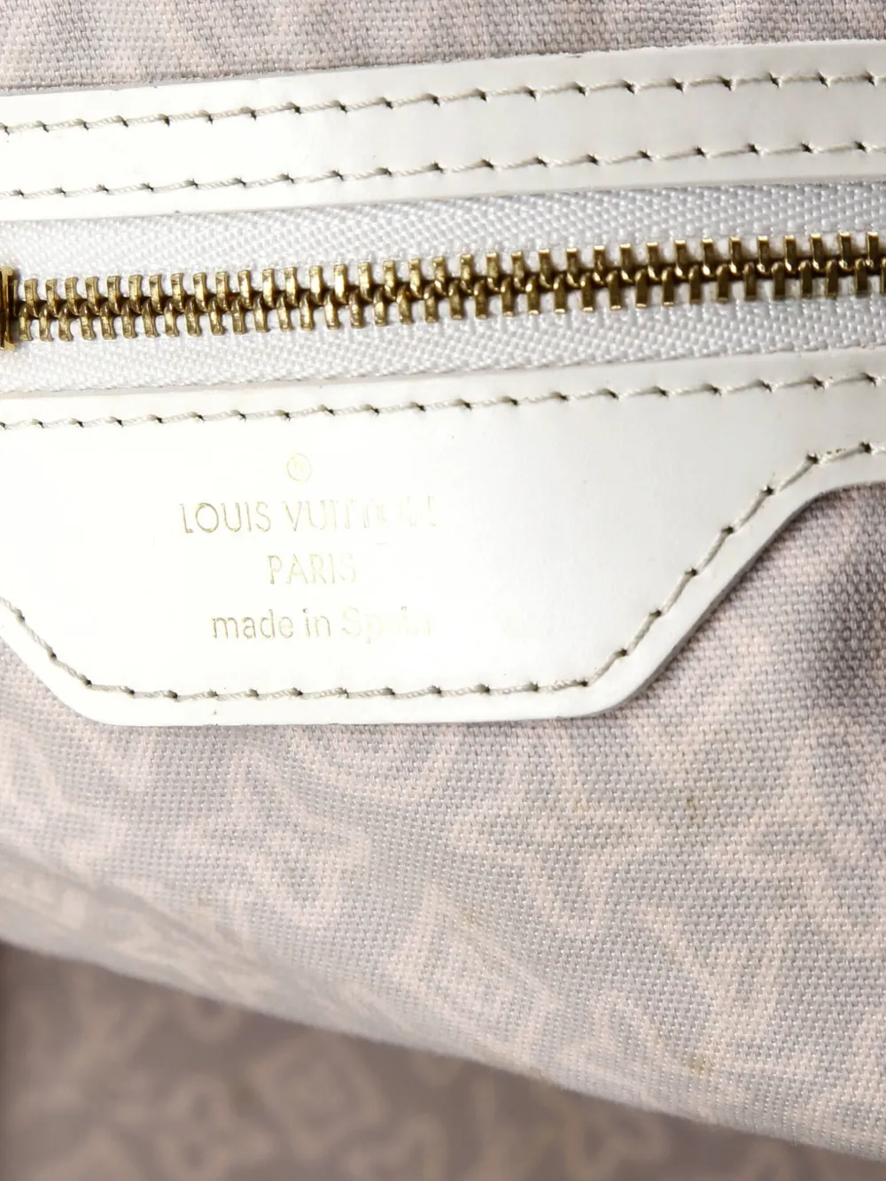 Pre-owned Louis Vuitton Tahitienne Cabas Canvas Gm Tote Bag In Pink