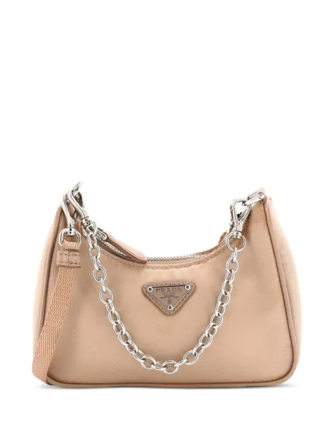 Prada Pre-Owned Re-Edition Shoulder Bag Tessuto Mini hobo bag