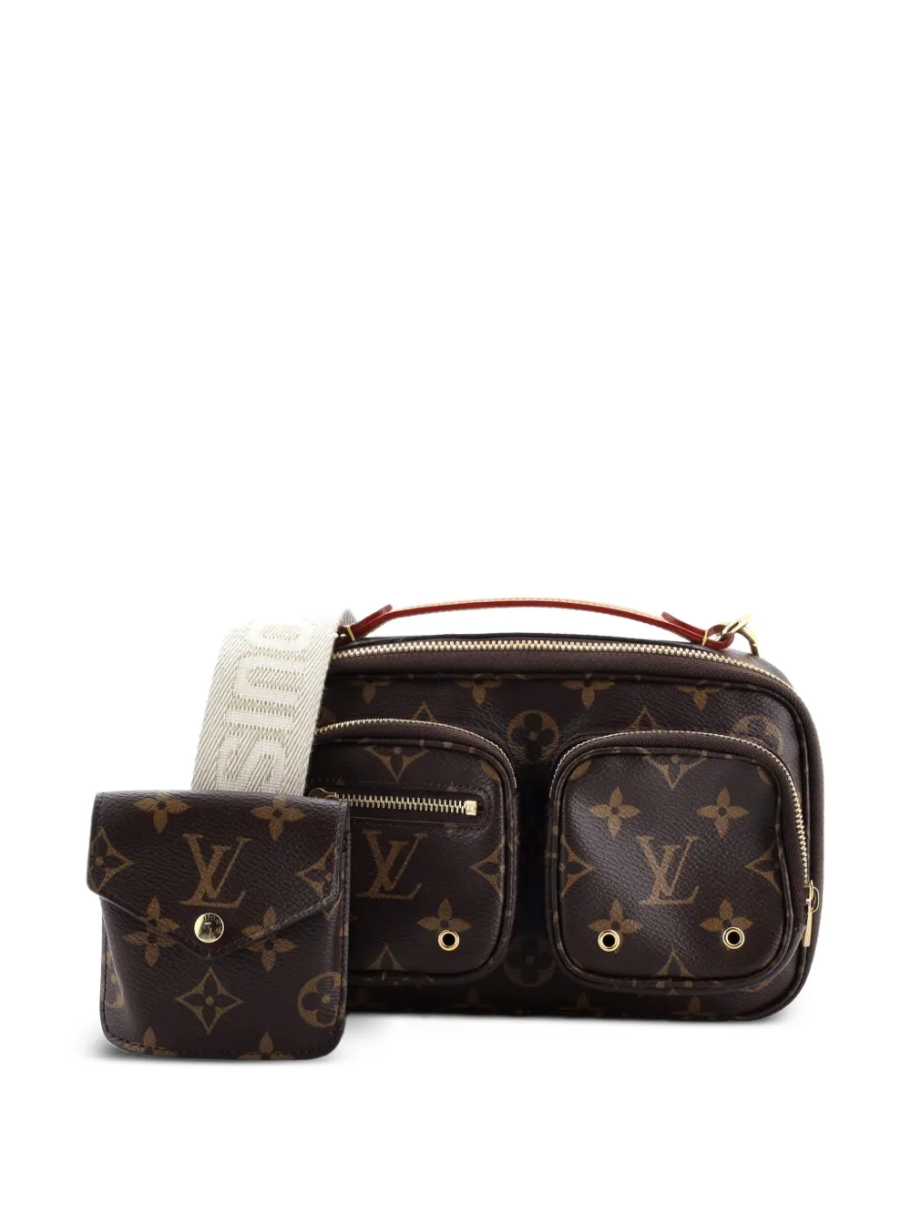 Louis Vuitton Pre-Owned Utility Monogram Canvas crossbody bag - Marrone