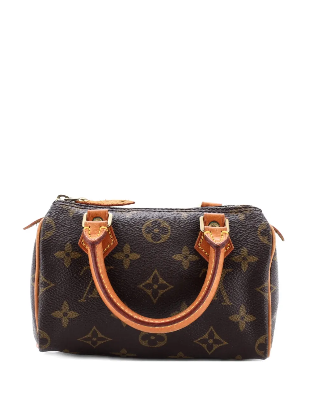 Louis Vuitton Pre-Owned Speedy Mini HL Handbag Monogram Canvas satchel | Brown | Image 1