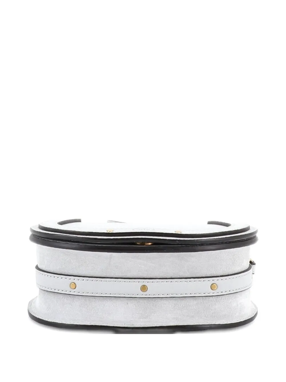 Pre-owned Chloé Nile Leather Small Crossbody Bag In Blue