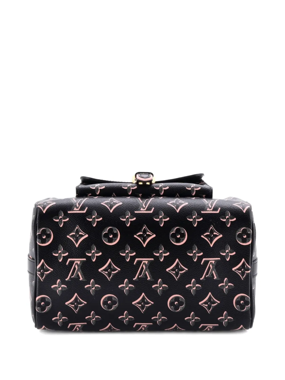 LOUIS VUITTON Pre-owned Speedy Bandouliere Bag Fall For You Monogram Canvas 25 Satchel In Black