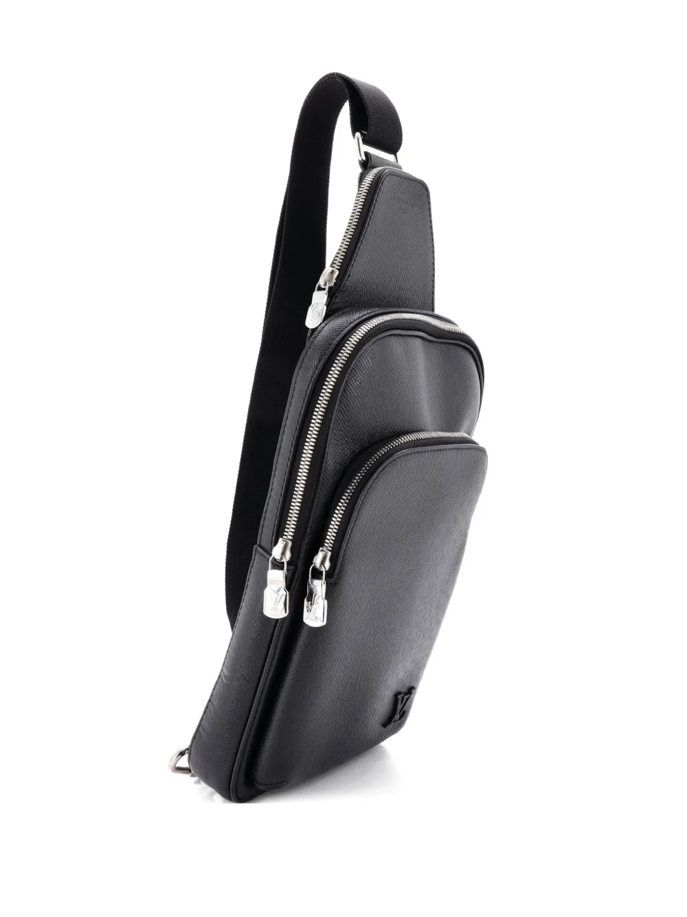 Louis Vuitton Pre-Owned Avenue Sling Bag NM Taiga Leather crossbody bag - Nero