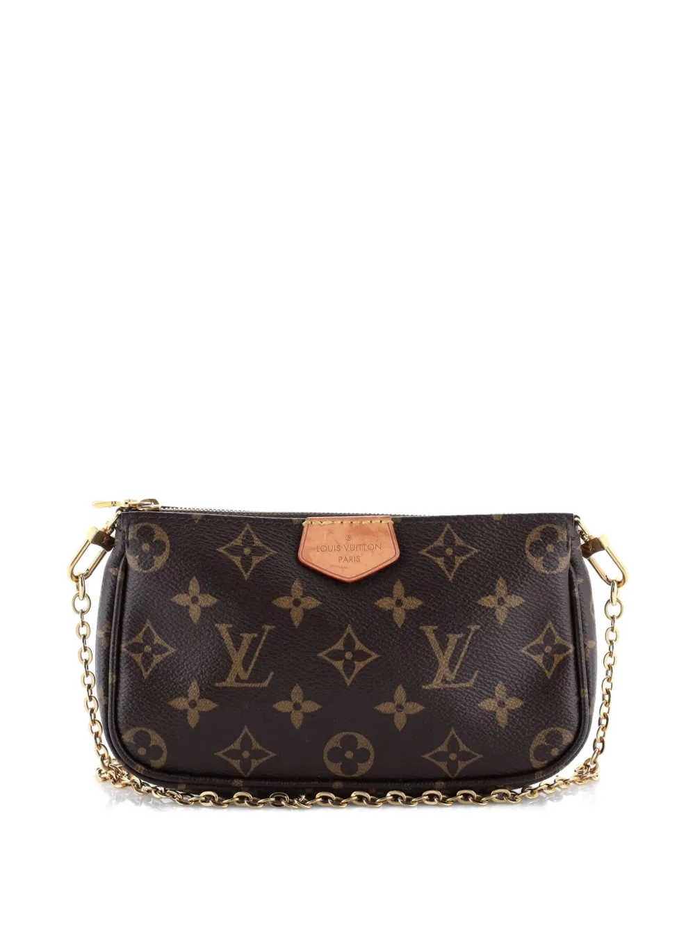 Pre-owned Louis Vuitton Multi Pochette Accessoires Monogram Canvas Small Pouch In Brown