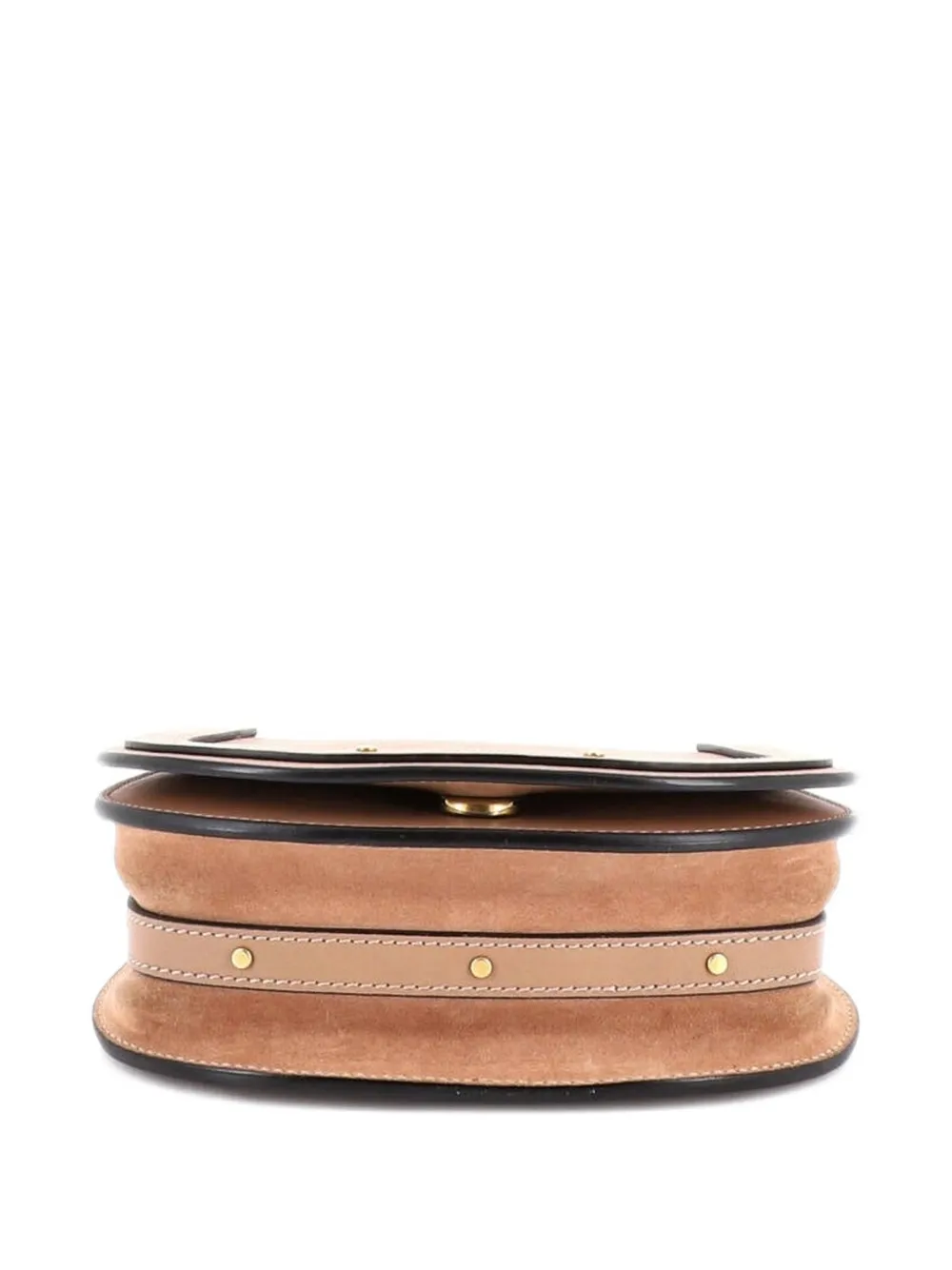 Pre-owned Chloé Nile Leather Small Crossbody Bag In Neutral