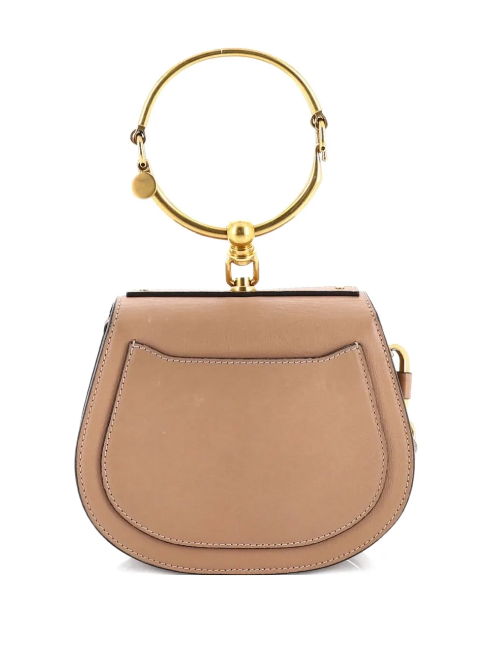 Pre-owned Chloé Nile Leather Small Crossbody Bag In Neutral