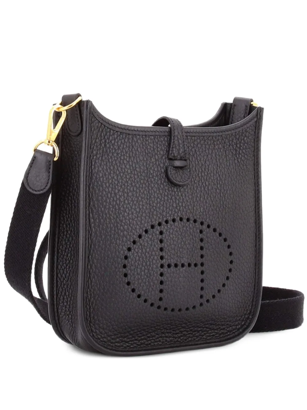 Hermès Pre-Owned Evelyne Bag Gen III Clemence TPM crossbody bag - Black