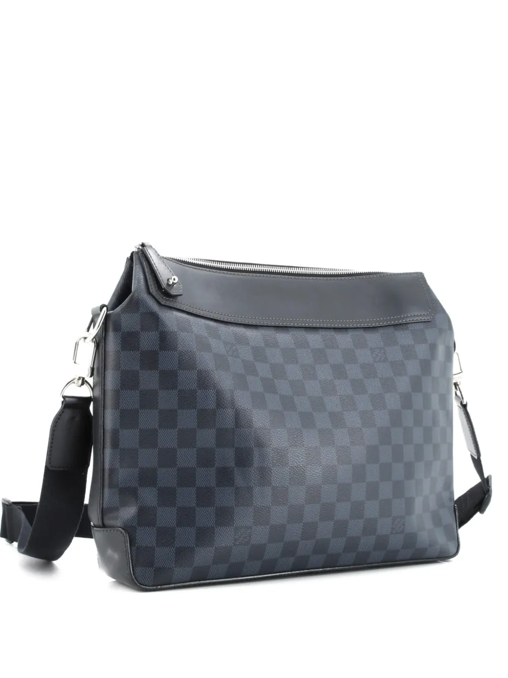 Pre-owned Louis Vuitton Greenwich Messenger Bag Damier Cobalt Crossbody Bag In Blue