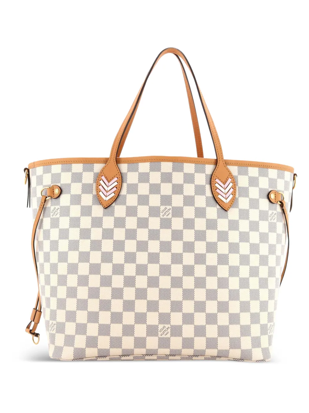 Louis Vuitton Pre-Owned Neverfull NM Damier with Braided Detail MM tote bag - Bianco