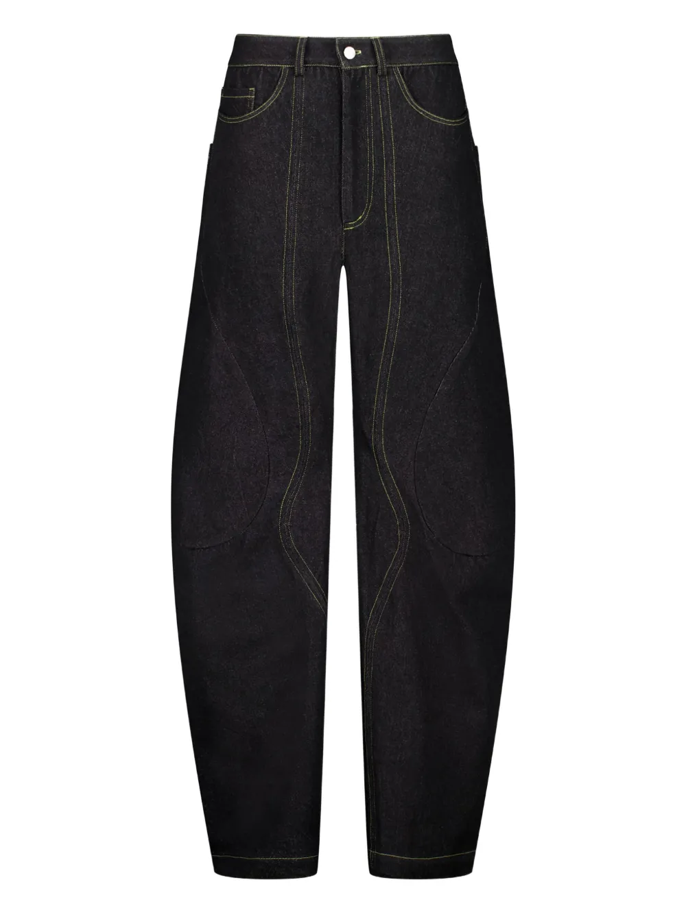 LUEDER Engineered contrast-stitching jeans | Blue | Image 1