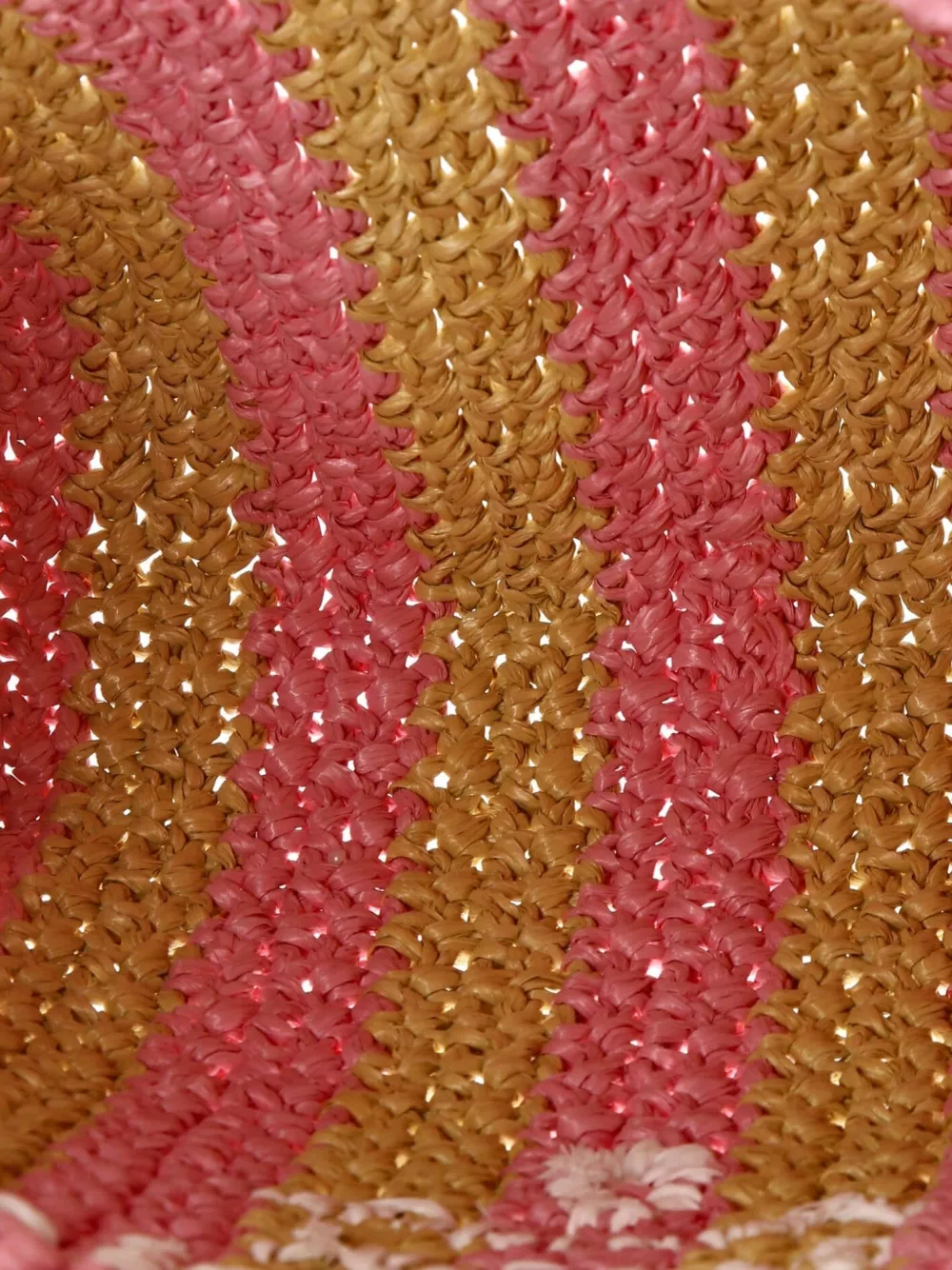 PRADA Pre-owned Logo Raffia Small Tote Bag In Neutral