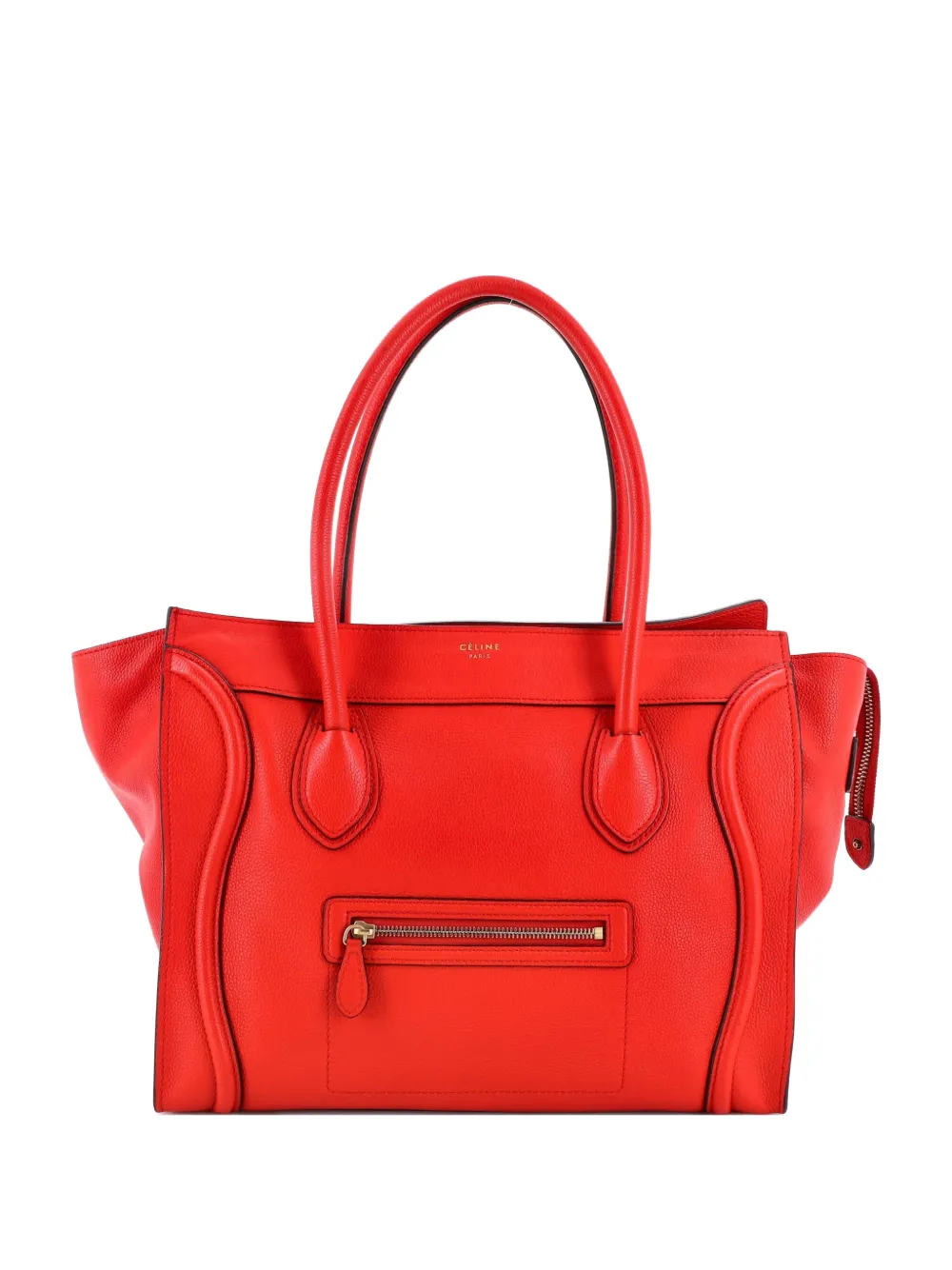 Celine Pre-Owned Luggage Bag Leather shoulder bag - Rosso