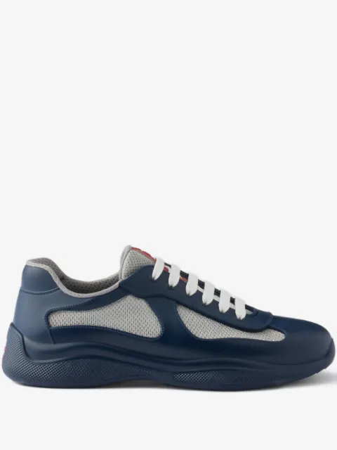 Prada baskets America's Cup à semelle en tissu