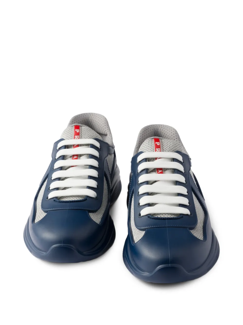 Prada America's Cup sneakers met fietspatch Blauw