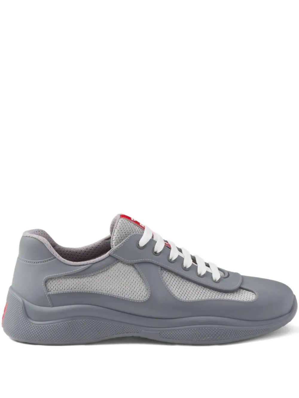 Prada Prada America's Cup Soft rubber and bike fabric sneakers - Grigio