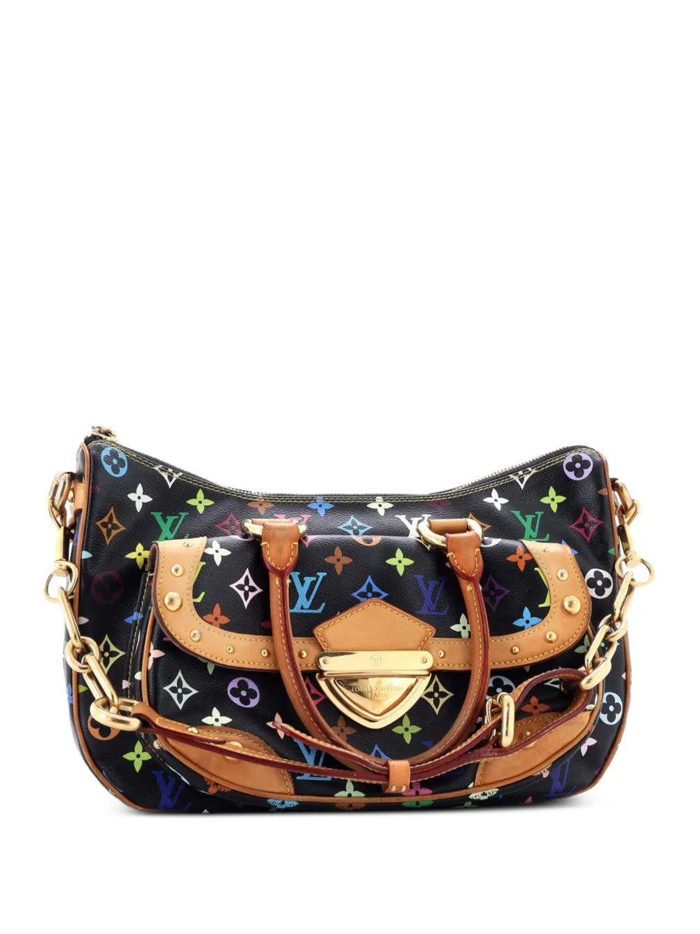 Louis Vuitton Pre-Owned Rita Handbag Monogram Multicolor satchel - Nero