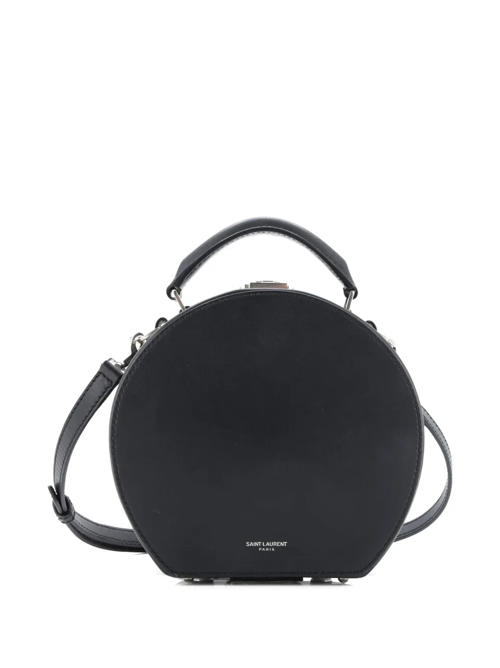 Saint Laurent Pre-Owned Mica Hatbox Bag Leather Small shoulder bag - Nero