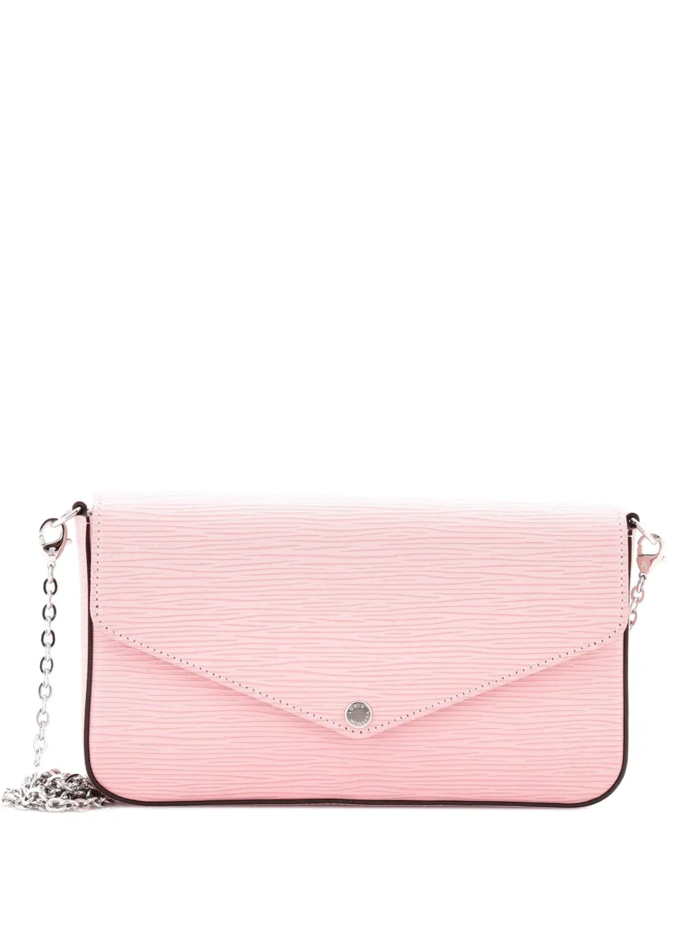 Pre-owned Louis Vuitton Felicie Pochette Epi Leather Crossbody Bag In Pink