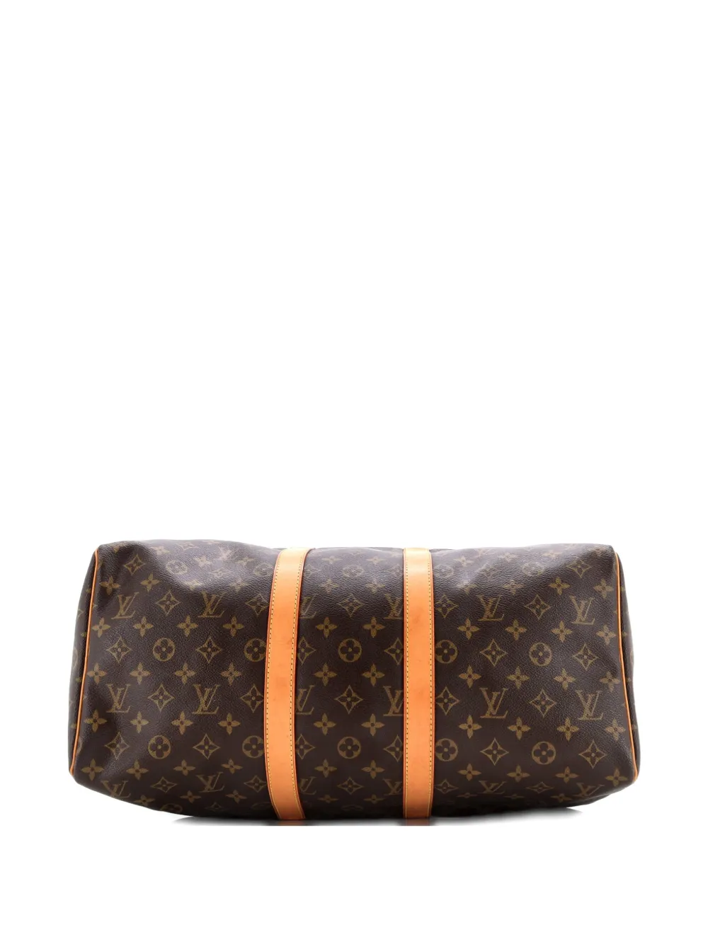 LOUIS VUITTON Pre-owned Keepall Bag Monogram Canvas 45 Satchel In Brown