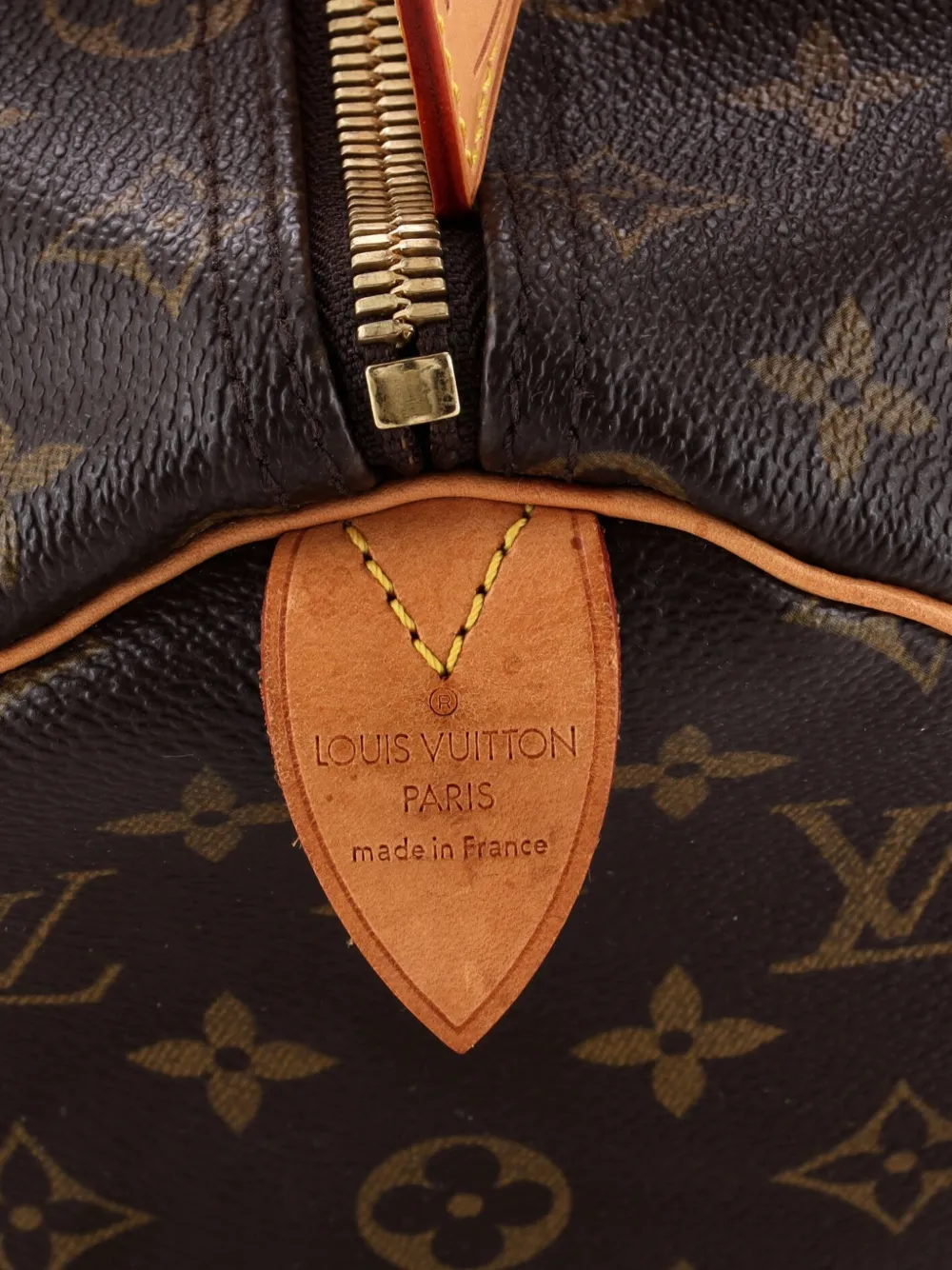 LOUIS VUITTON Pre-owned Keepall Bag Monogram Canvas 45 Satchel In Brown