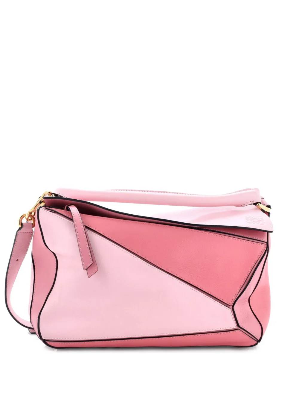 Loewe Pre-Owned Puzzle Bag Leather Medium shoulder bag - Pink