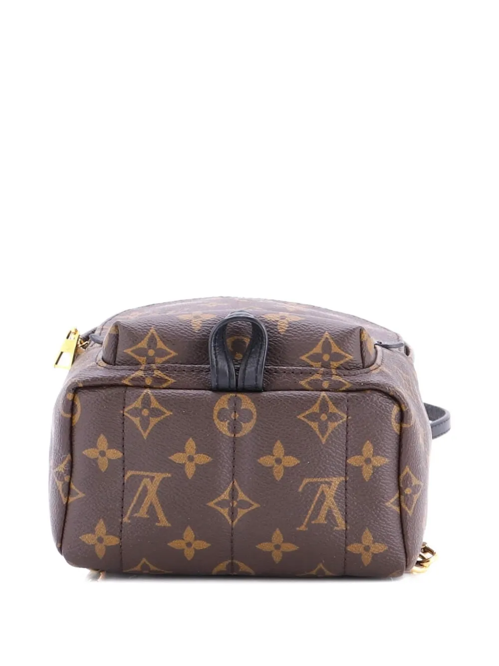 LOUIS VUITTON Pre-owned Palm Springs Monogram Canvas Mini Backpack In Brown