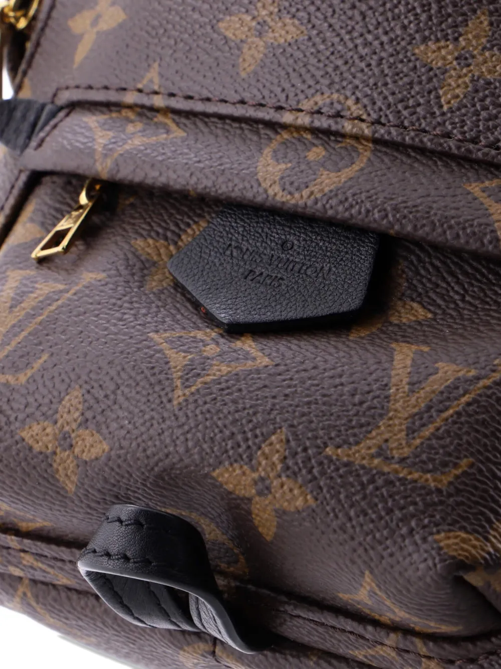 LOUIS VUITTON Pre-owned Palm Springs Monogram Canvas Mini Backpack In Brown