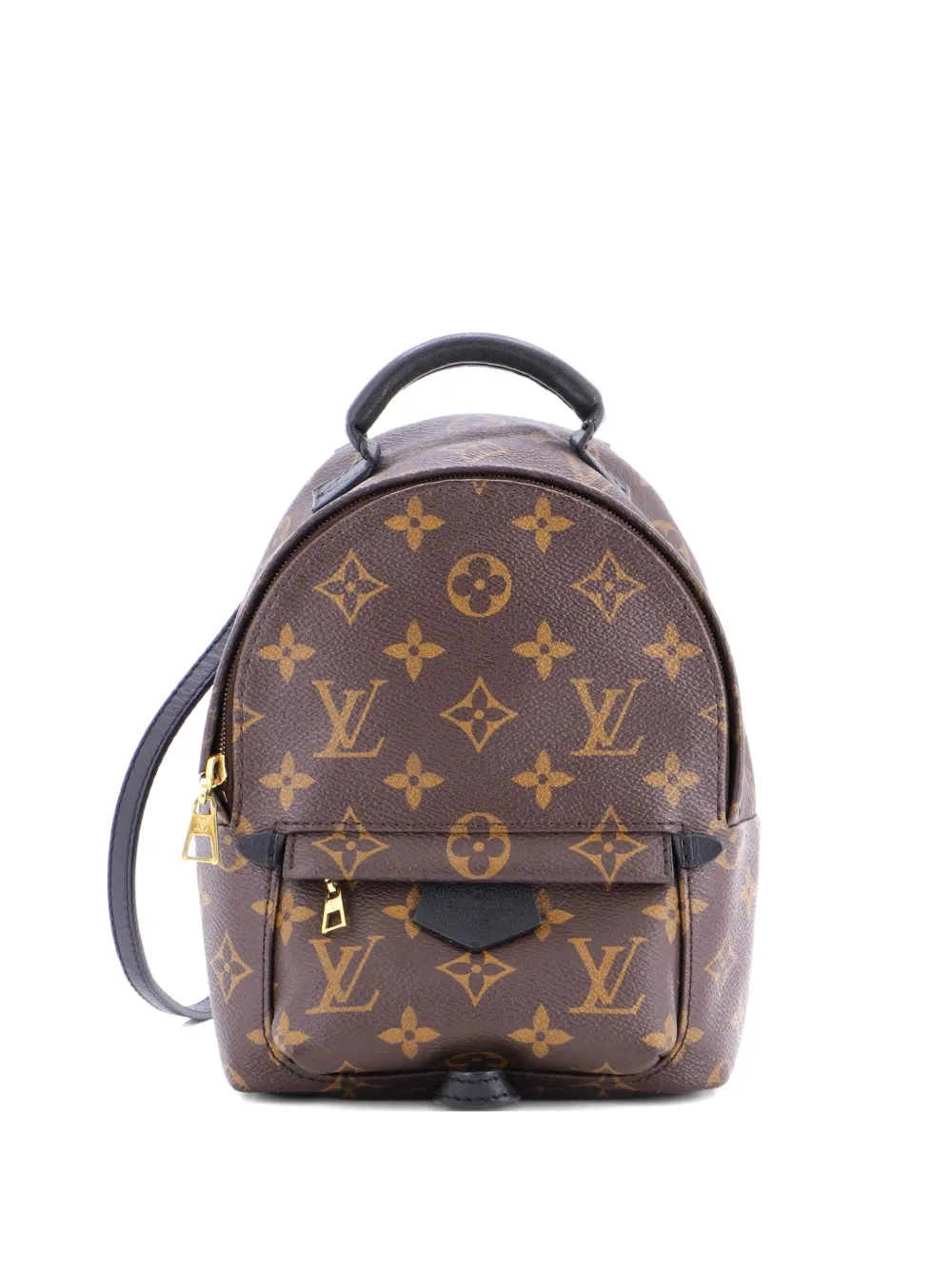 Click to view more detailed imagery on our partner's website Pre-owned Louis Vuitton Palm Springs Monogram Canvas Mini Backpack In Brown