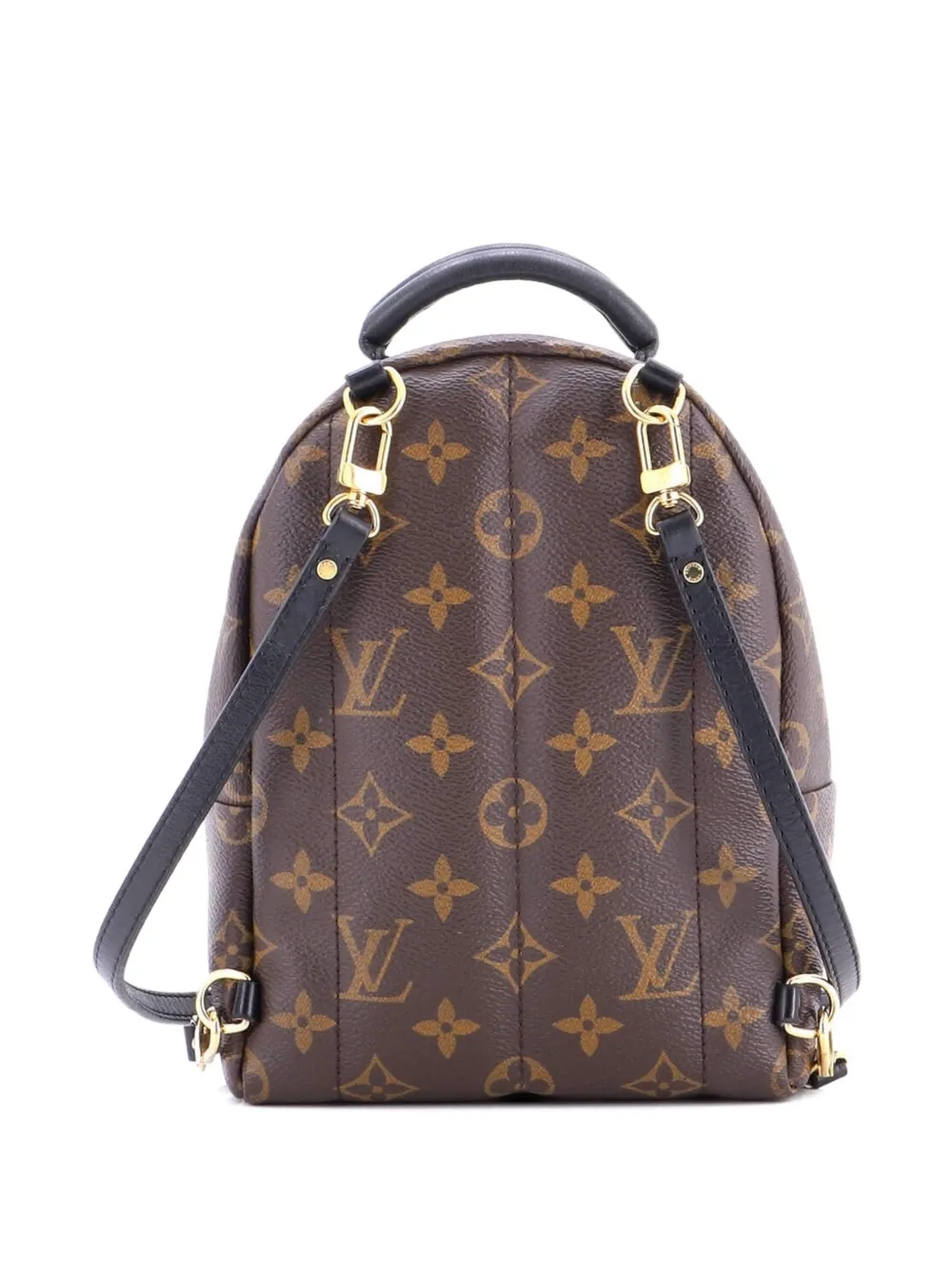 LOUIS VUITTON Pre-owned Palm Springs Monogram Canvas Mini Backpack In Brown