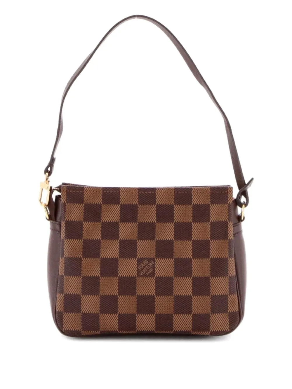Pre-owned Louis Vuitton Trousse Make Up Bag Damier Pouch In Brown