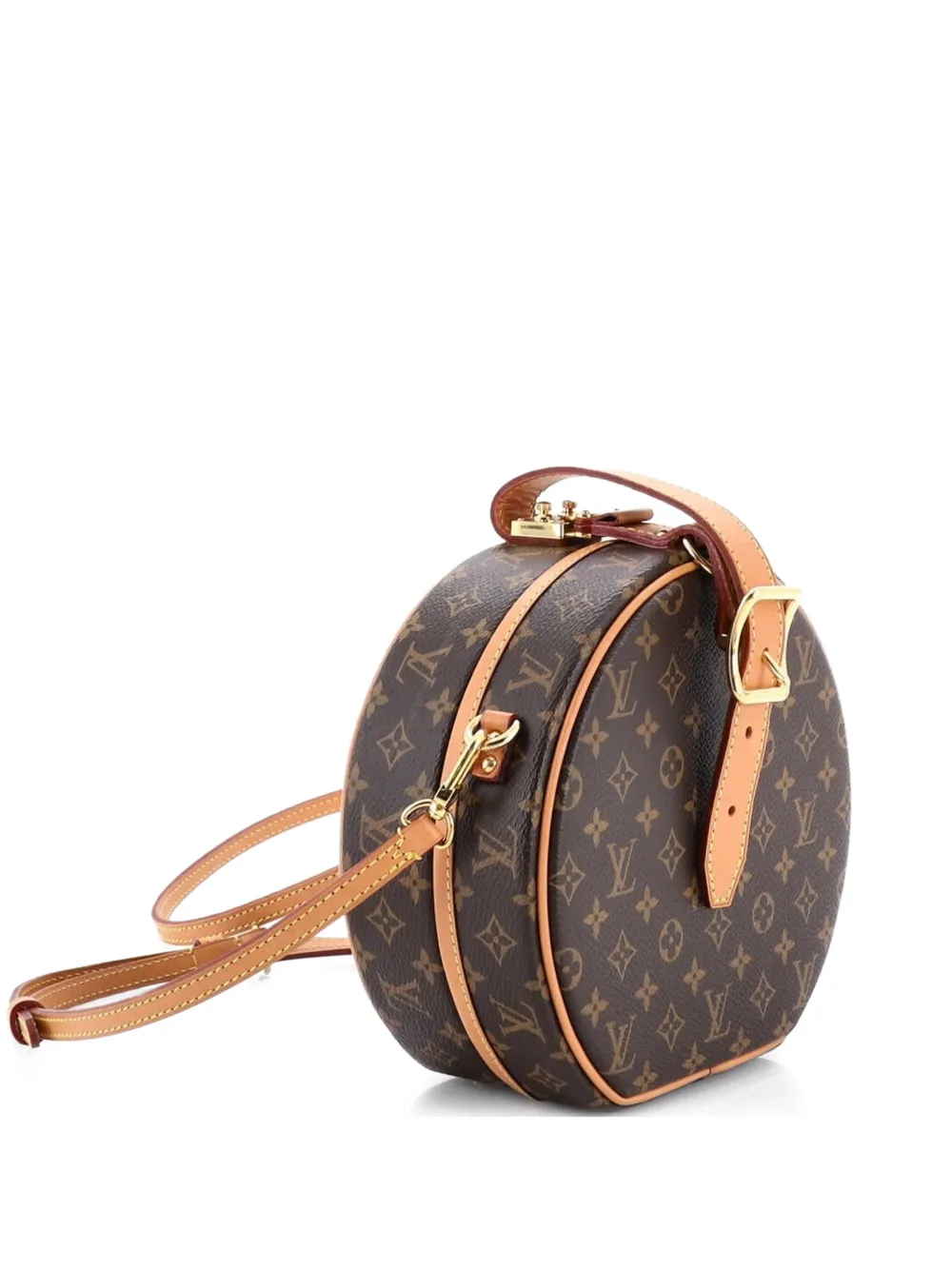 Louis Vuitton Pre-Owned Petite Boite Chapeau Bag Monogram Canvas crossbody bag - Marrone