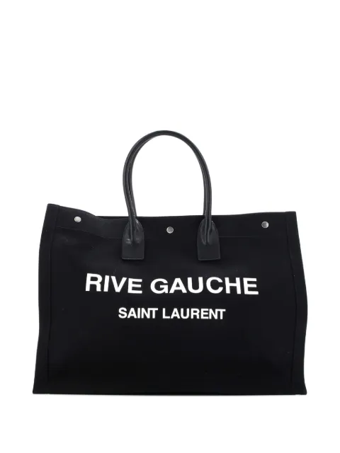 Saint Laurent Pre-Owned Rive Gauche Shopper Camo Canvas Large tote bag