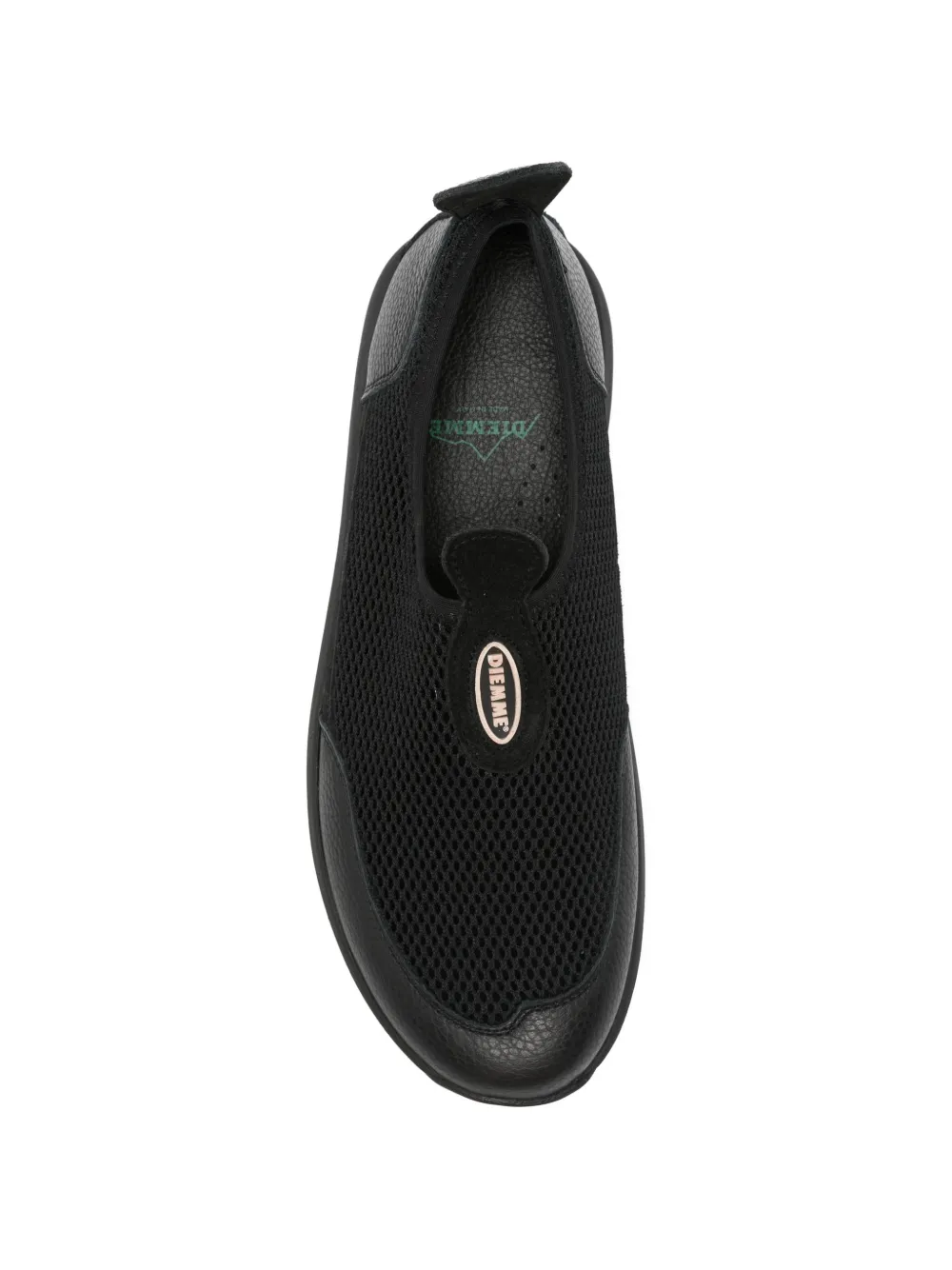 Diemme logo-detail slip-ons Zwart