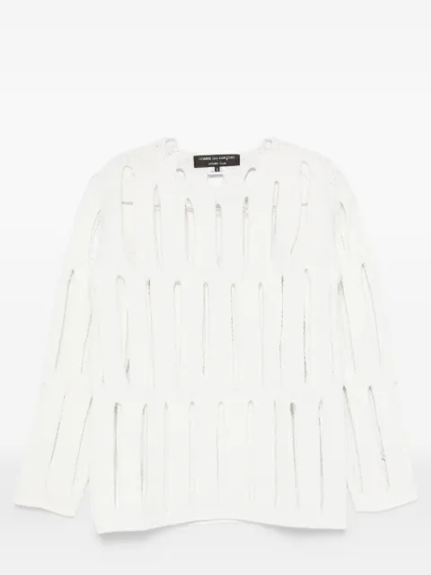 Comme des Garçons Homme Plus cut-out knit sweater