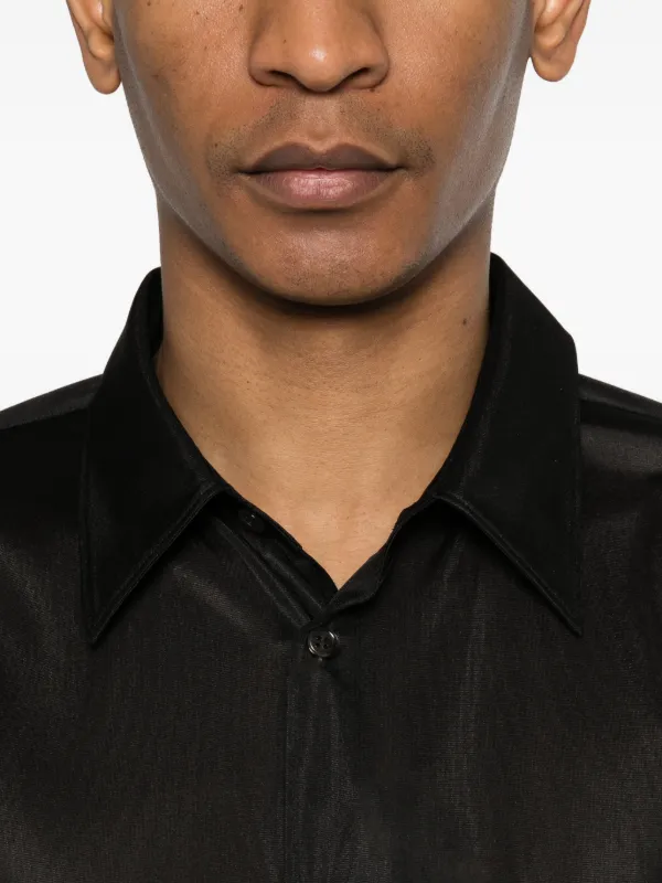 Comme Des Garçons Homme Plus chest-pocket Shirt | Black | FARFETCH ID