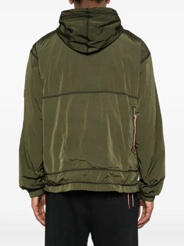 Aries Windcheater Hooded Jacket | Green | FARFETCH ID