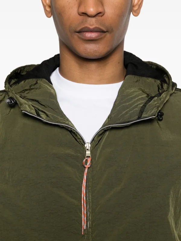 Aries Windcheater Hooded Jacket | Green | FARFETCH ID