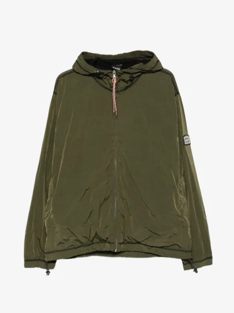 Aries veste zippée Windcheater à capuche