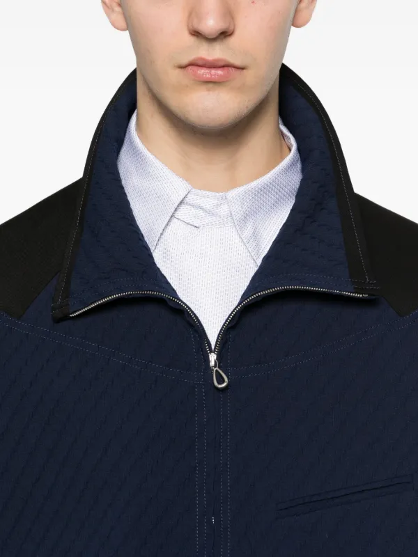 Kiko Kostadinov Noro Textured Blouson | Blue | FARFETCH