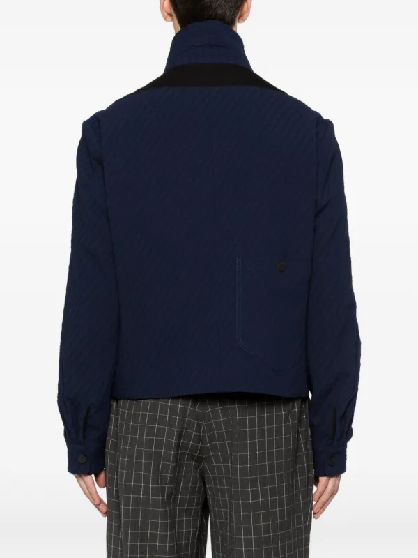 Kiko Kostadinov Noro Textured Blouson | Blue | FARFETCH