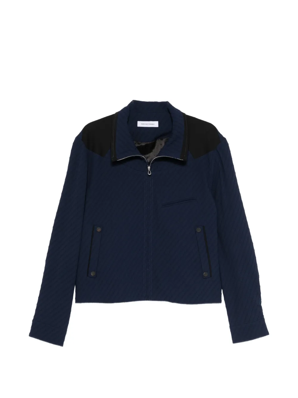 Kiko Kostadinov Noro textured blouson - Blu