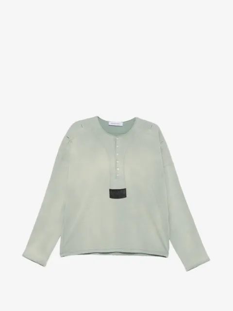 Kiko Kostadinov sargo long-sleeve henley T-shirt
