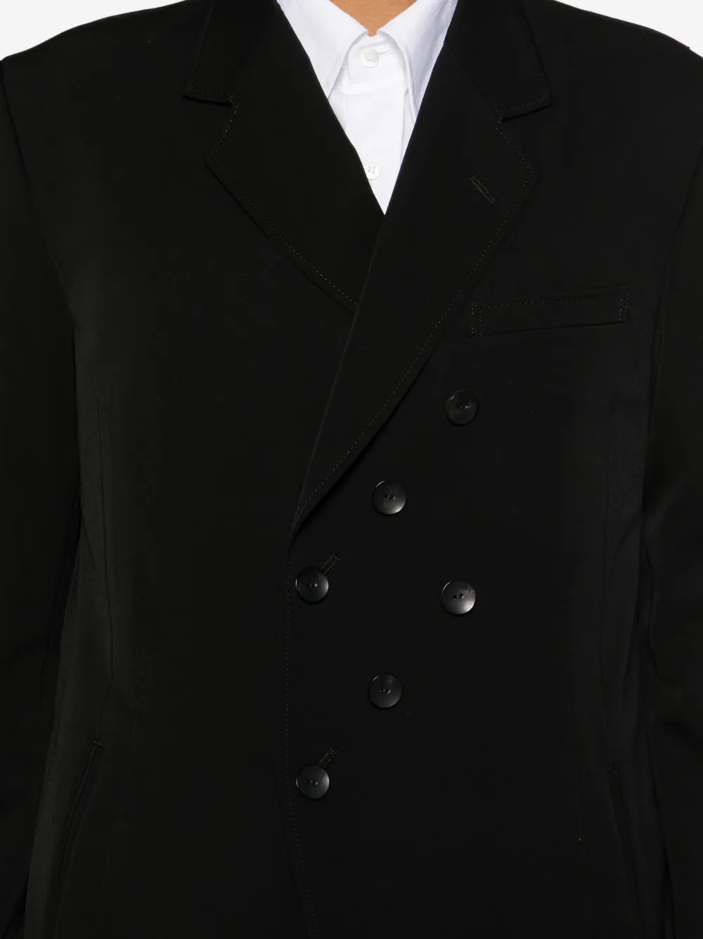 Kiko Kostadinov double-breasted Tailored Jacket | Black | FARFETCH AO