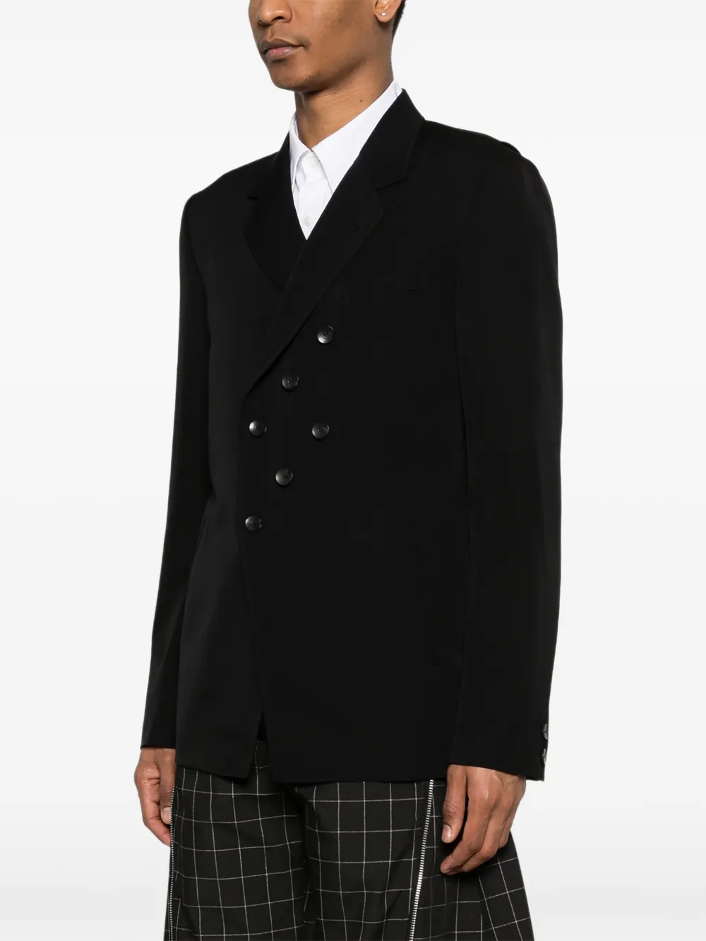 テーラードジャケット kiko kostadinov DOUBLE BREASTED BLAZER Kiko Kostadinov double-breasted Tailored Jacket | Black | FARFETCH AO