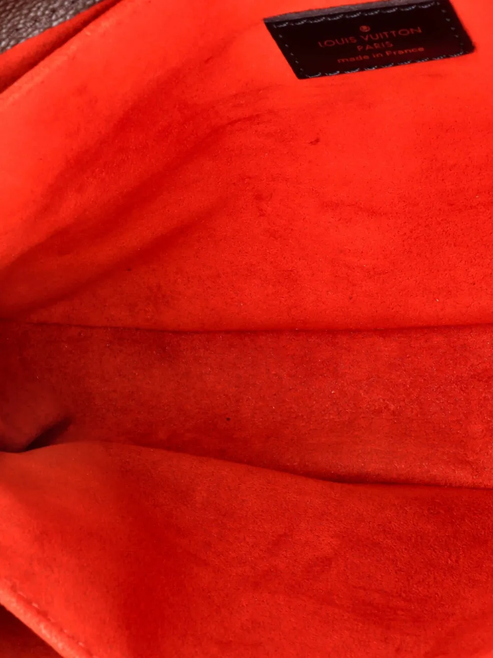 Pre-owned Louis Vuitton Braided Handle Pochette Metis Monogram Canvas With Leather Satchel In Brown