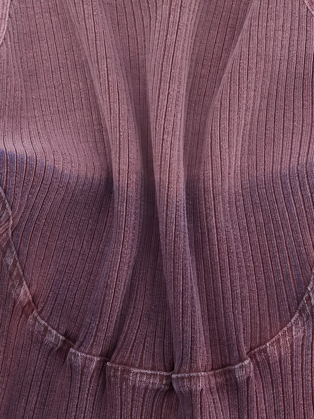  Lueder Stays Ribbed Top - Purple 