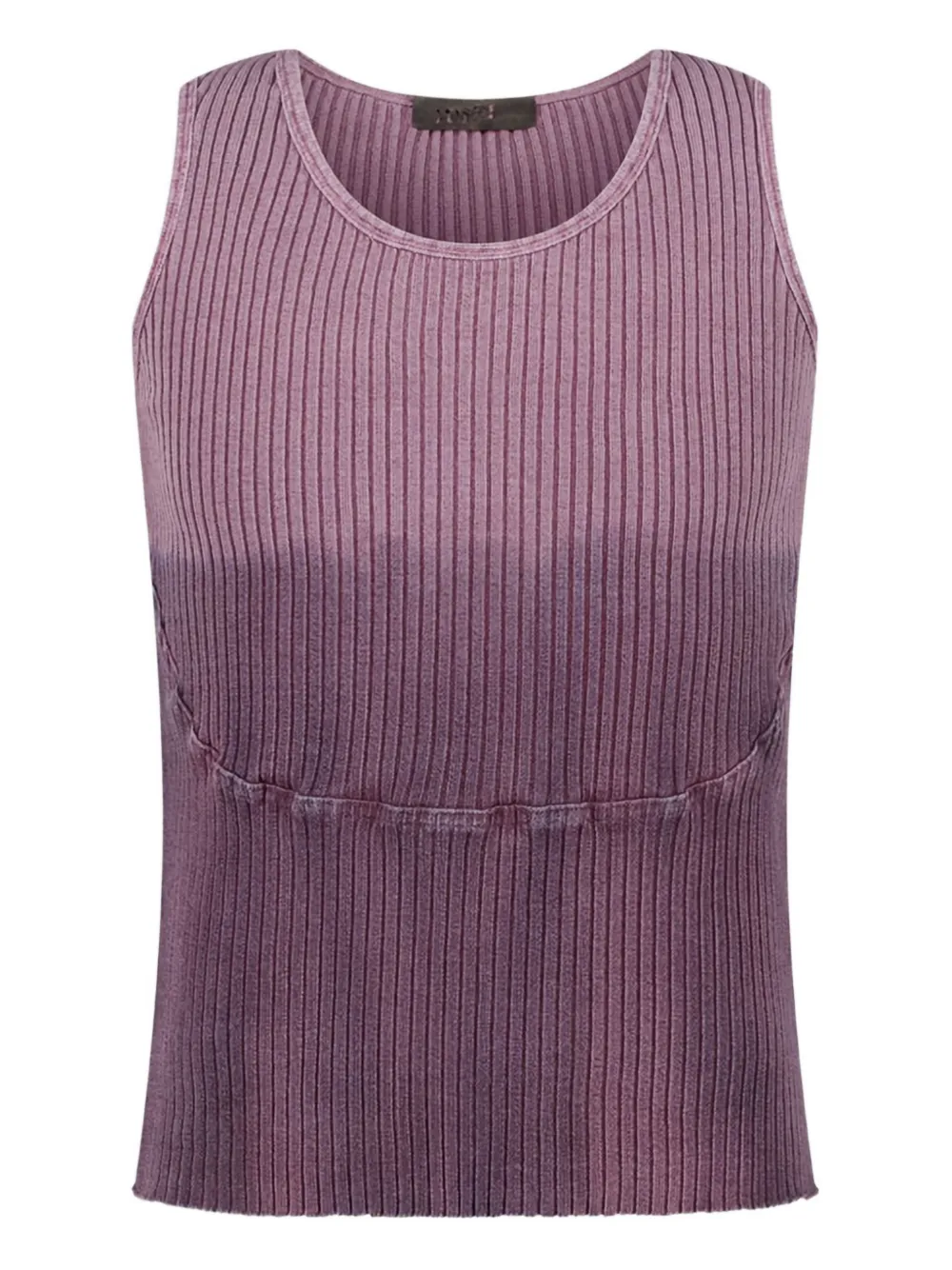 LUEDER Stays ribbed top | Purple | Image 1